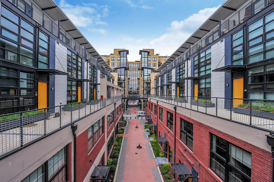 Flats and Warehouses at Union Row in Washington, DC Offer Spectacular