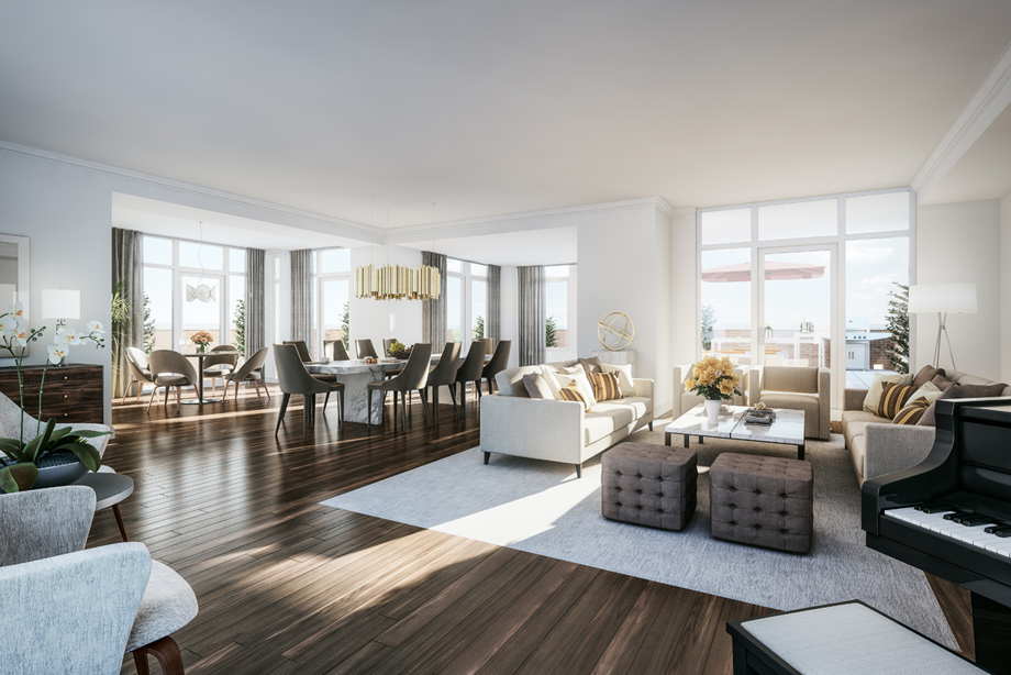 Hampden Row Bethesda MD Luxury Living Information